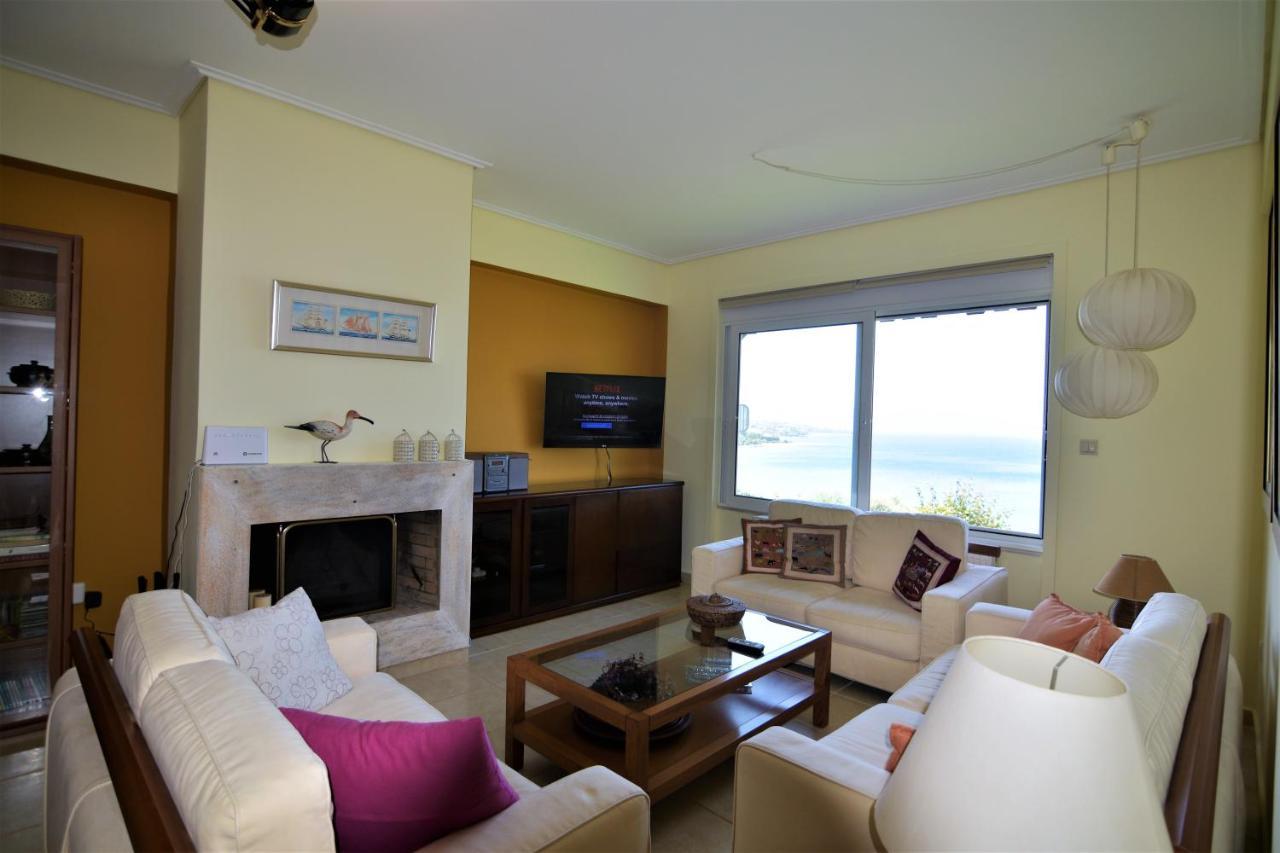 Blue Bay View - Beach House Vathirrevma Exterior foto